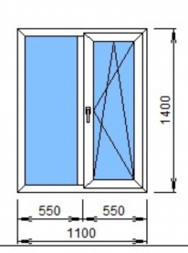 Окно 1100*1400мм 05.05.2024