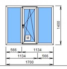 Окно 1700*1400мм (10.05.2024)